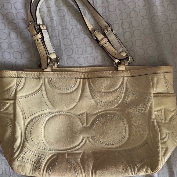 Coach Handbags - Cream Coach purse